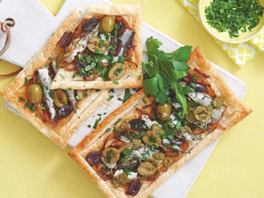 Sardine and Olive Tart