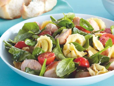 Warm Chicken and Tortellini Salad