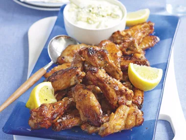 Buffalo Chicken with Blue Cheese Sauce