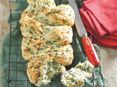 Spinach and Fetta Plait