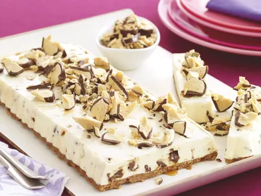 Upside Down Honeycomb Cheesecake