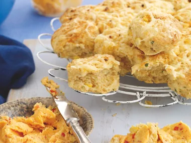 Mexican Corn Scones with Sweet Chilli Butter