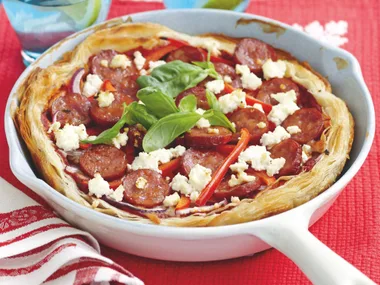 Chorizo Frying Pan Tart