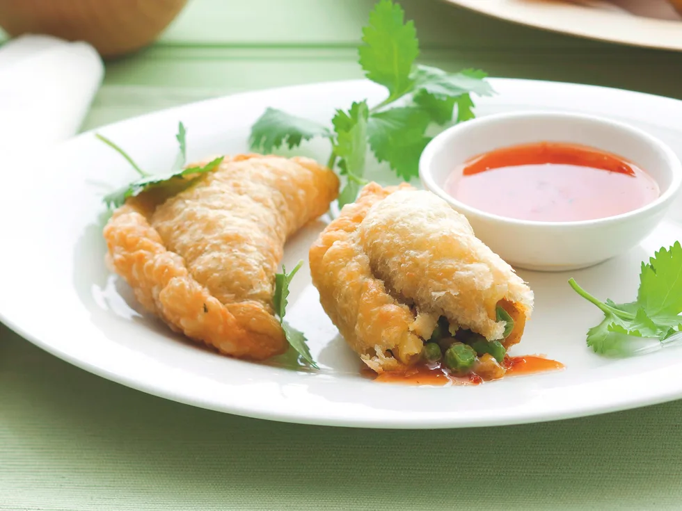 Mushy Pea Samosas