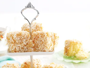 White Chocolate Lamingtons