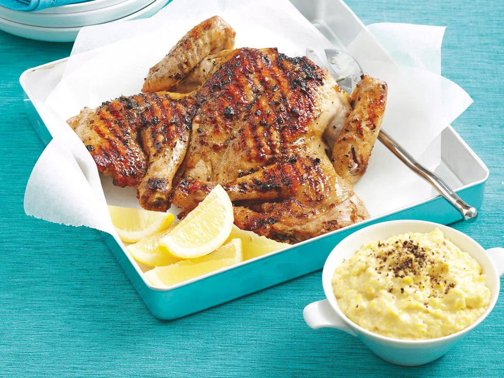 Creamed Corn with Spiced Chicken