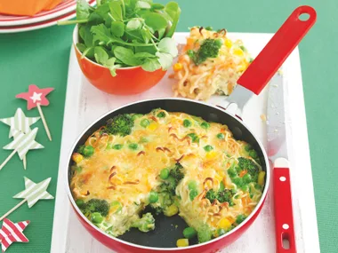Vegetable and Noodle Frittata
