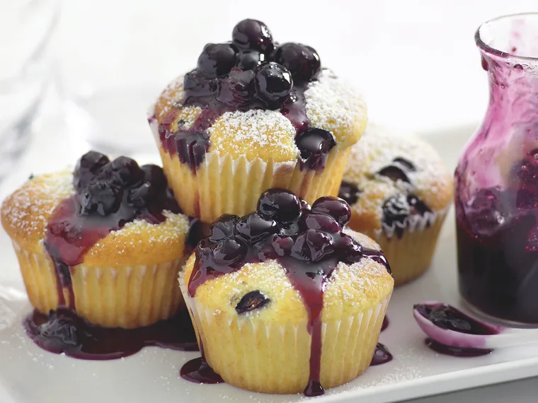 Blueberry Coconut Cakes