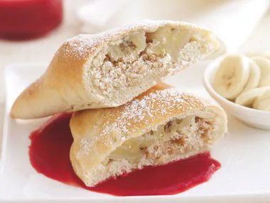Calzone with Coconut and Banana