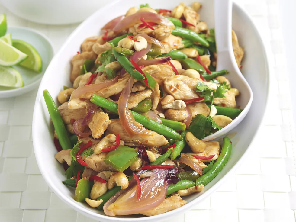 Chicken with Cashews and Ginger