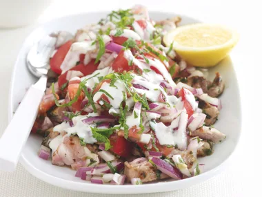 Chicken with Tahini Dressing