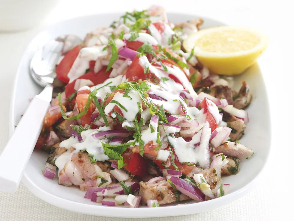 Chicken with Tahini Dressing
