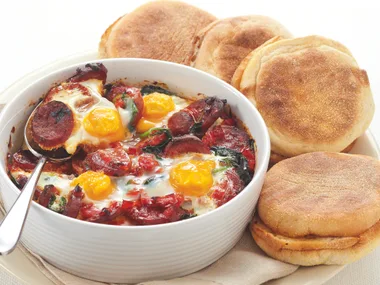 Chorizo Baked Eggs