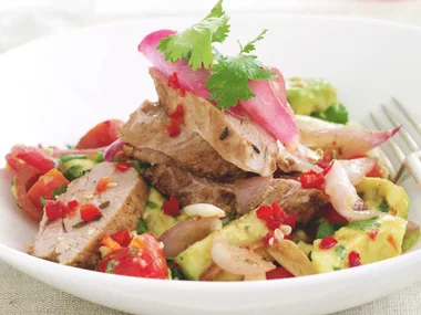 Fennel Pork with Guacamole