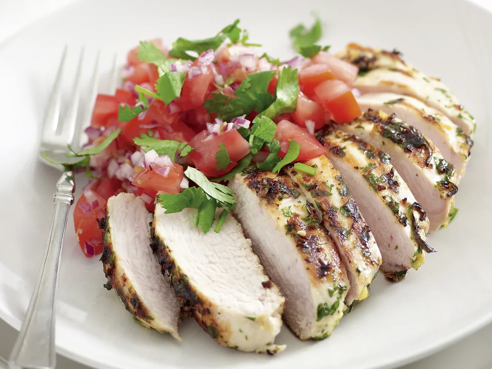 Grilled Chilli Chicken with Tomato Salsa
