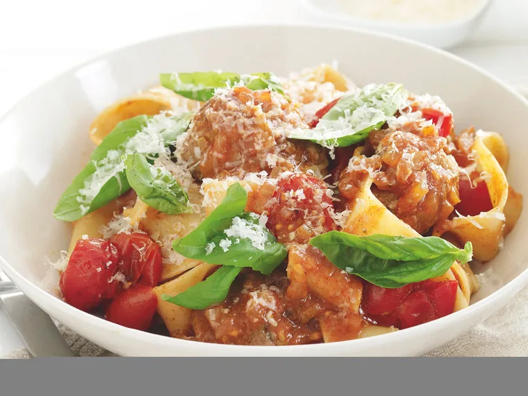 Lamb Meatballs with Pappardelle