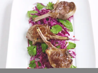 Lamb with Hot and Sour Slaw