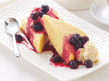 Quark and Blueberry Shortcake