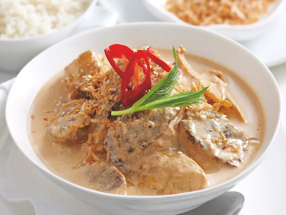 Red Curry Lamb with Coconut