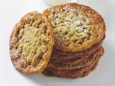 Tahini and Rosewater Snaps