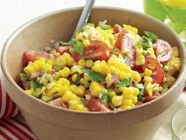 Grilled Corn and Coriander Salsa