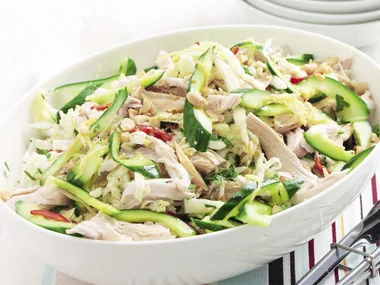 Poached Chicken and Cucumber Pickle Salad