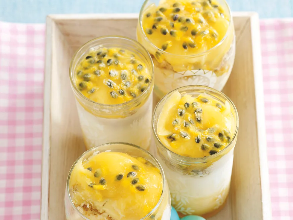 Frozen Mango Yogurt Parfaits
