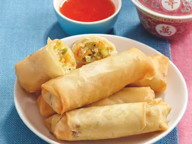 Simply Delicious Chinese - Vegie spring rolls