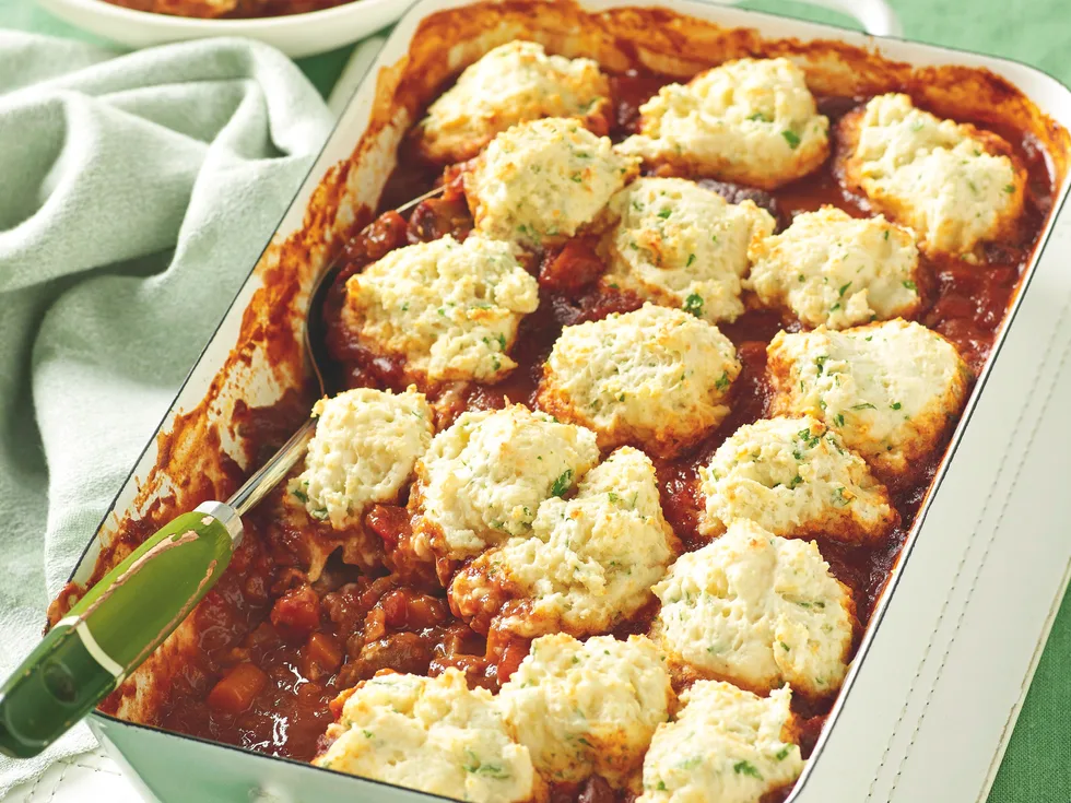 Rosemary Beef with Parsley Dumplings