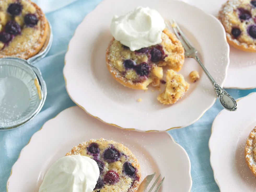 Blueberry and Hazelnut Tarts