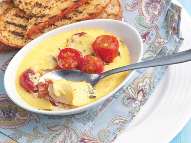 Roast Tomato Custards