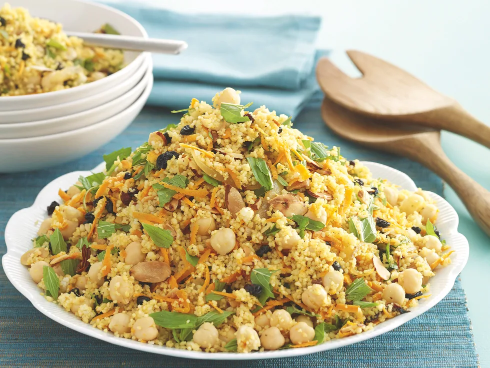 Moroccan Chickpea and Couscous Salad