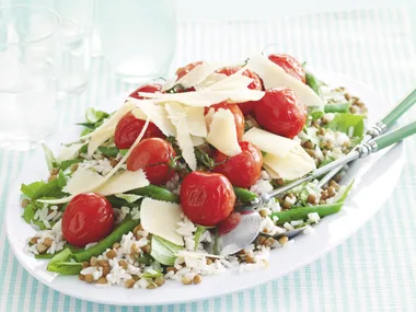 Roast Tomato and Lentil Salad