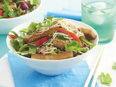 Teriyaki Tofu and Soba Noodle Salad