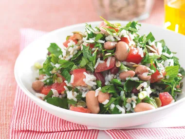 Bean and Rice Tabouli