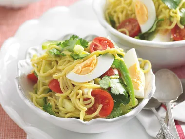 Curried Noodle and Egg Salad