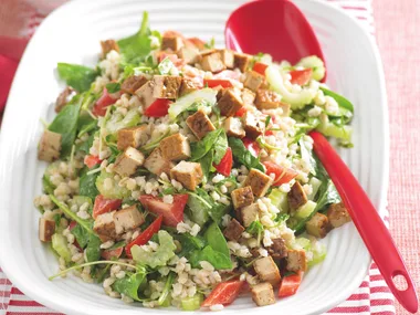 Tofu and Barley Salad
