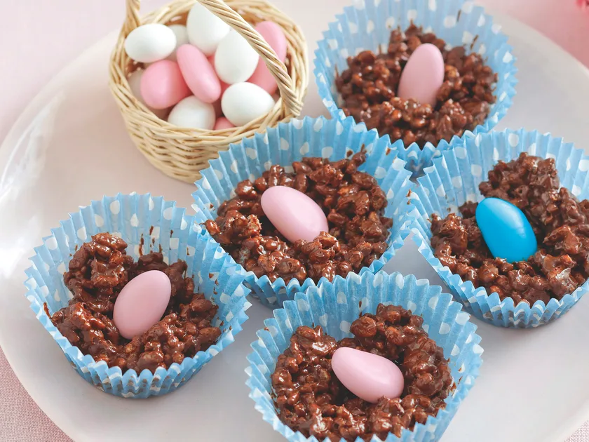 Easter crackle nests