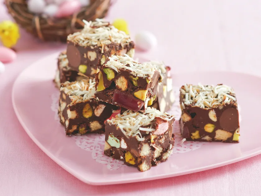 Easter egg rocky road
