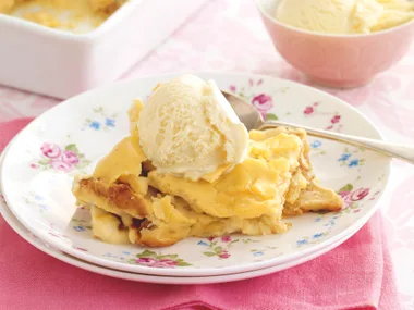 Apricot Jam and Croissant Pudding