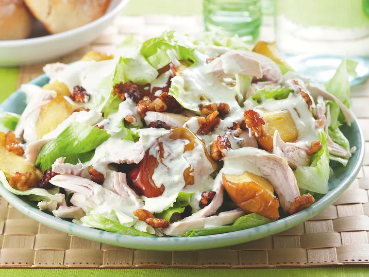 Roast Apple and Chicken Salad