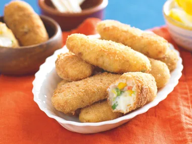 Corn and Prawn Croquettes