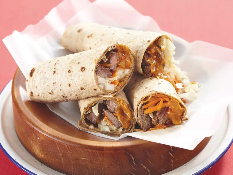Beef Satay Wraps