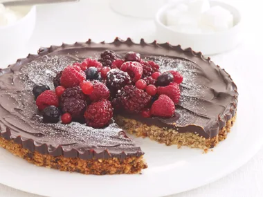 Chocolate Walnut Tart