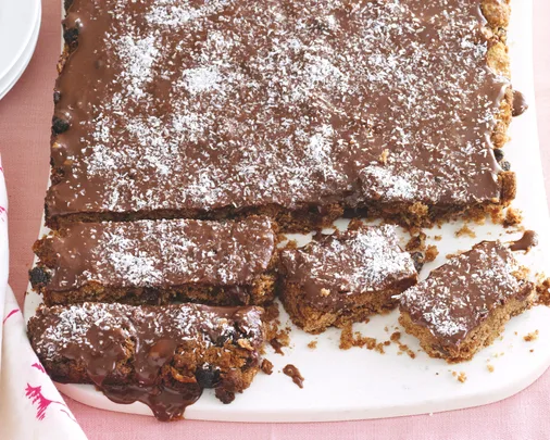 Chocolate weetbix slice