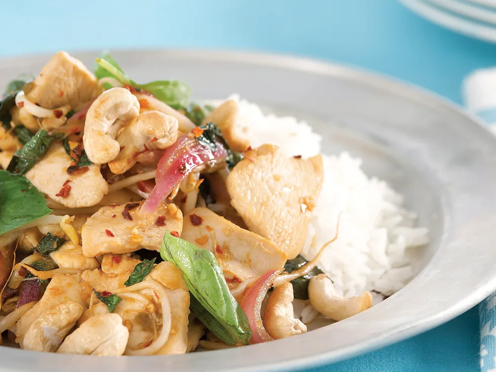 Chicken with Chilli and Basil