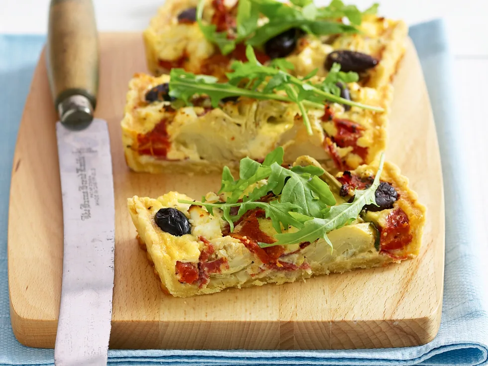 Antipasto quiche