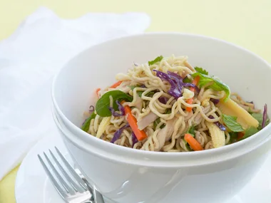 Asian chicken and noodle salad