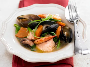 Asian seafood casserole