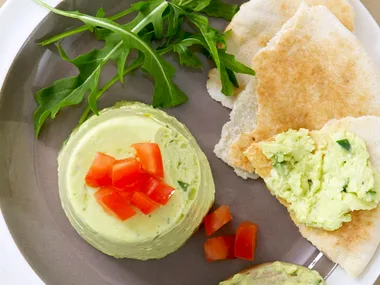 avocado and cucumber mousse